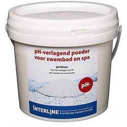 Foto van Interline ph-min 3 kg ph verlager ph granulaat zwembad water verlagend ph waarde onderhoudsmiddel