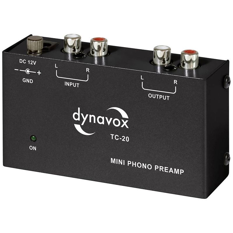 Foto van Dynavox tc20 phono voorversterker zwart