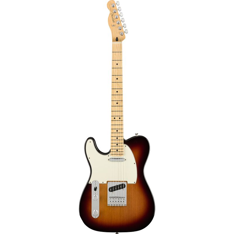 Foto van Fender player telecaster lh 3-color sunburst mn