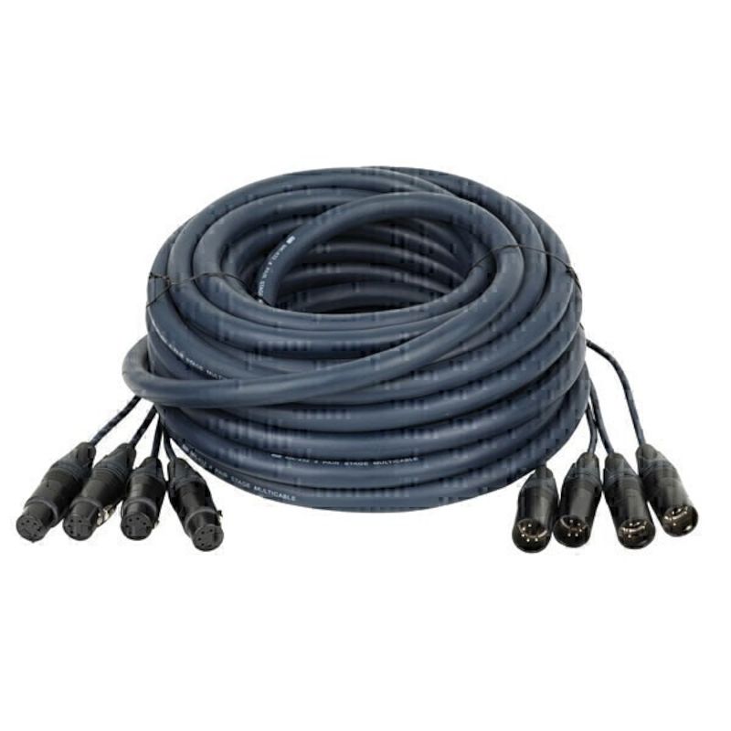 Foto van Dap neutrik dmx multi 5-pin 15m multikabel 4-voudig