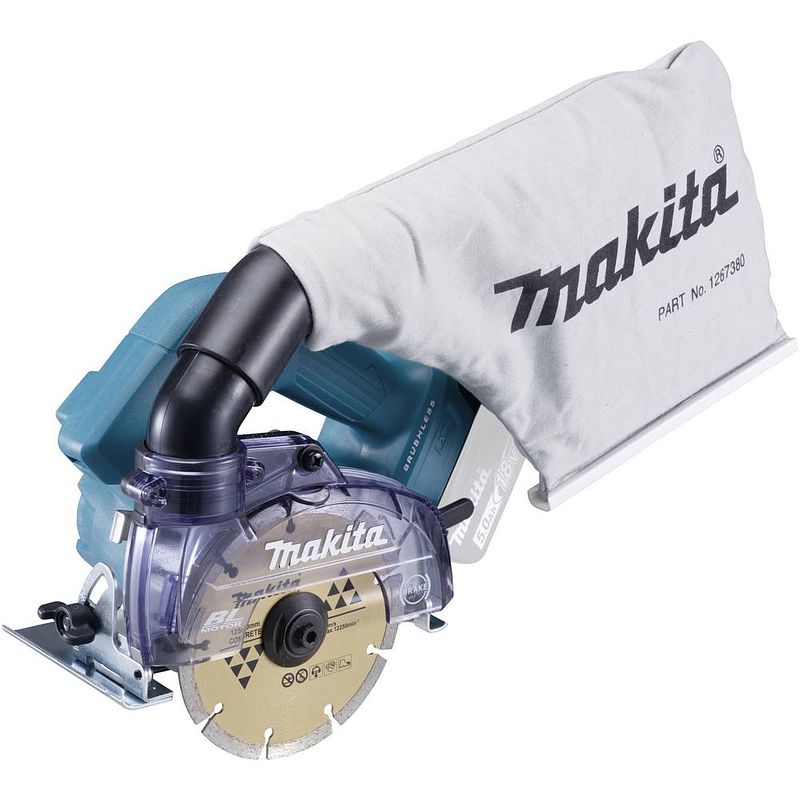 Foto van Makita makita dcc500z diamantsnijder 125 mm zonder accu 18 v