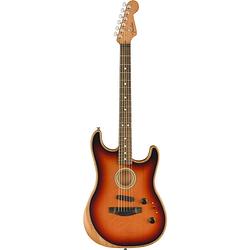 Foto van Fender american acoustasonic stratocaster 3-color sunburst