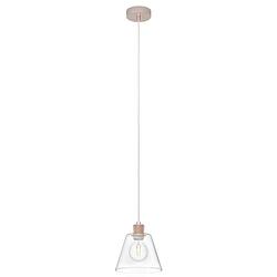 Foto van Eglo copley hanglamp - e27 - ø 20 cm - roségoud