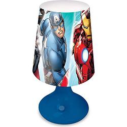 Foto van Marvel avengers tafellamp - nachtlamp - 18 cm - blauw