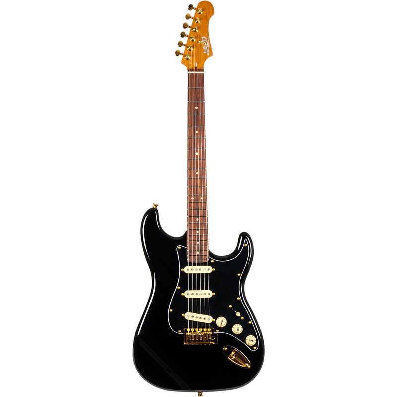 Foto van Jet guitars js-380 black elektrische gitaar