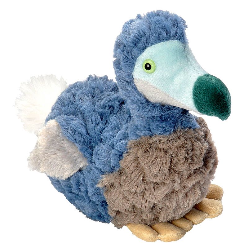 Foto van Wild republic knuffel dodo junior 20 cm pluche blauw/grijs