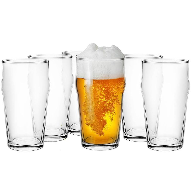 Foto van Glasmark bierglazen - 12x - pils glas - 530 ml - glas - speciaal bier - bierglazen