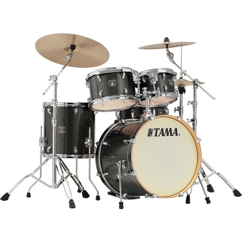 Foto van Tama ck50r+h-mgd superstar classic midnight gold sparkle 5-delig drumstel