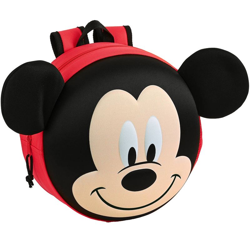Foto van Disney mickey mouse peuterrugzak 3d - 31 x 31 x 10 cm- polyester