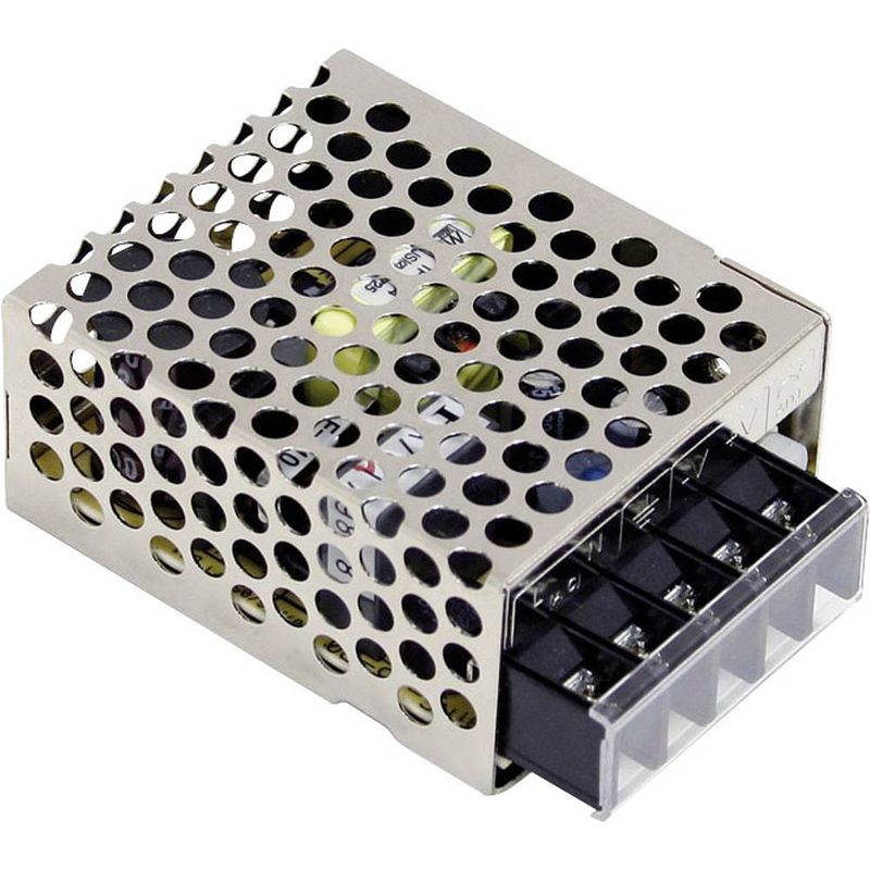 Foto van Mean well rs-15-5 ac/dc inbouwnetvoeding gesloten 3 a 15 w 5 v/dc