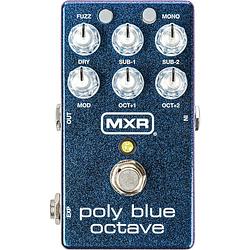 Foto van Mxr m306 poly blue octave pitch-shifter met optionele fuzz en modulatie
