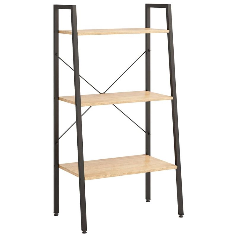 Foto van The living store rek 3-lagen - 56 x 35 x 108 cm - sterke stalen constructie