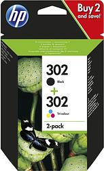 Foto van Hp 302 combo pack inkt