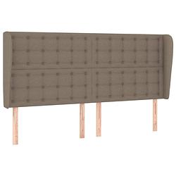 Foto van The living store hoofdbord - klassiek - meubels - 183 x 23 x 118/128 cm - taupe