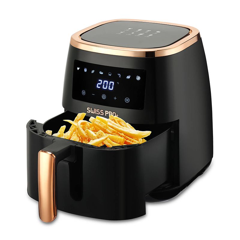 Foto van Swiss pro+ airfryer & luchtgrill 6l - 6 liter