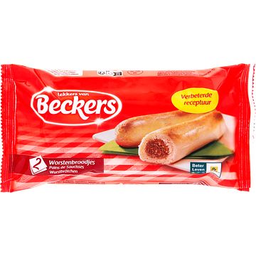 Foto van Beckers worstenbroodjes 2 x 80g bij jumbo