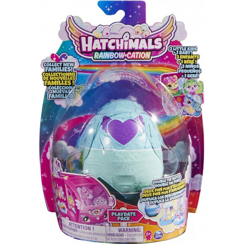 Foto van Hatchimals colleggtibles rainbow-cation playdate fun - prijs per stuk