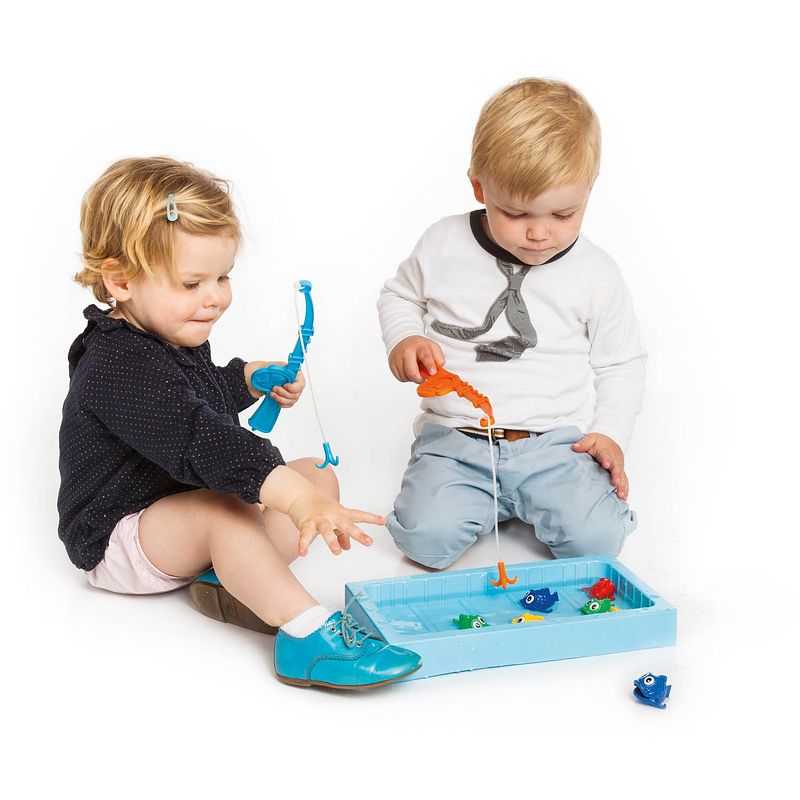 Foto van Paradiso toys hengelspel 12-delig blauw