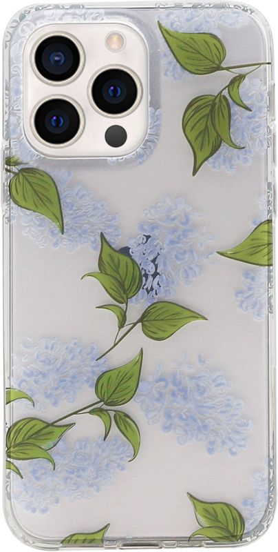 Foto van Bluebuilt blue garden soft case apple iphone 13 pro back cover transparant