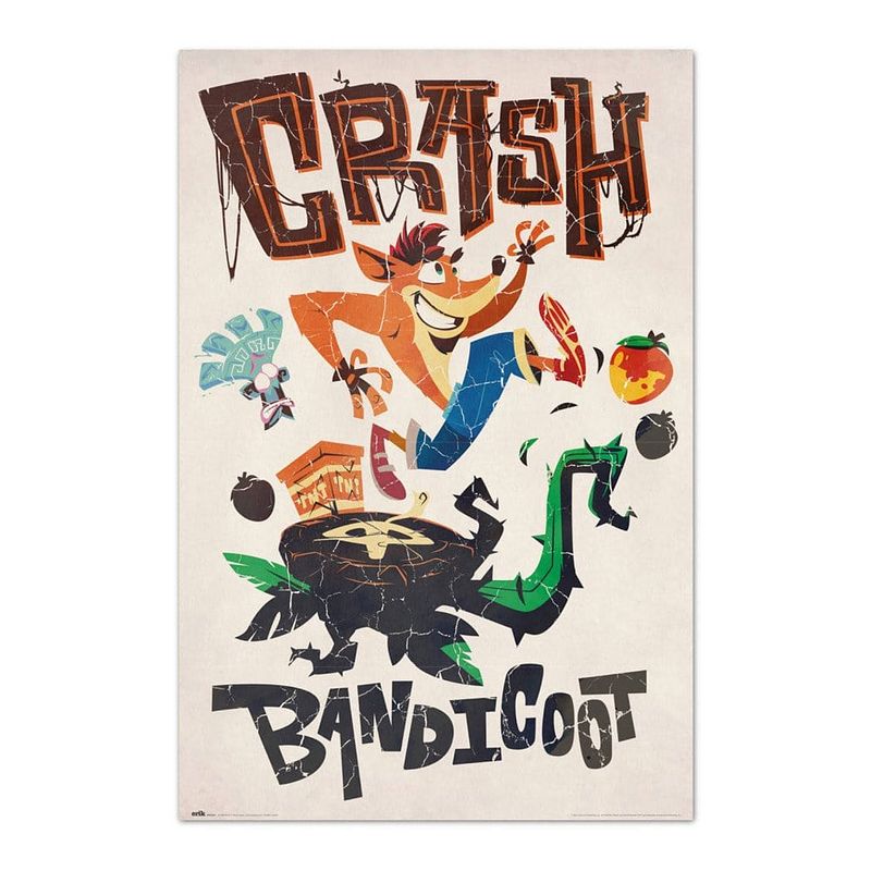 Foto van Grupo erik crash bandicoot adventures poster 61x91,5cm