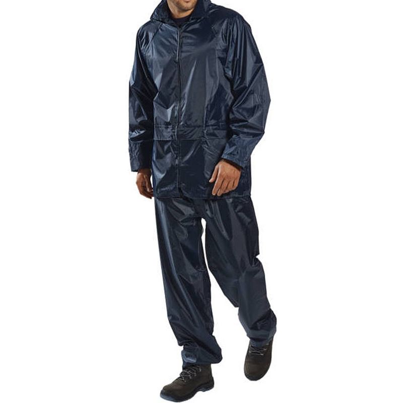 Foto van Regenpak maat m - regenpak maat medium - regenpak - basic rainsuit - unisex - regenpak dames en heren - regenpak maat me