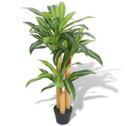 Foto van Vidaxl kunst dracena plant met pot 100 cm groen