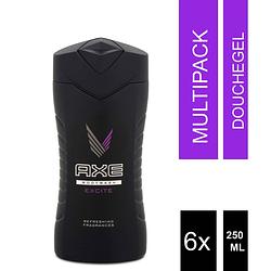 Foto van Axe excite for men - 6 x 250 ml - douchegel - voordeelverpakking