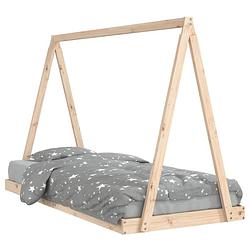 Foto van Vidaxl kinderbedframe 90x200 cm massief grenenhout