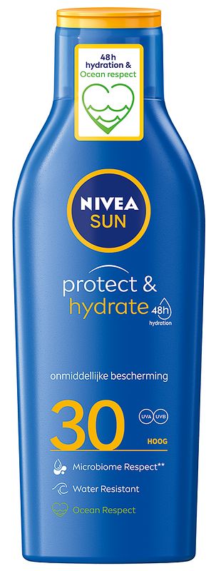 Foto van Nivea sun protect & hydrate zonnemelk spf30