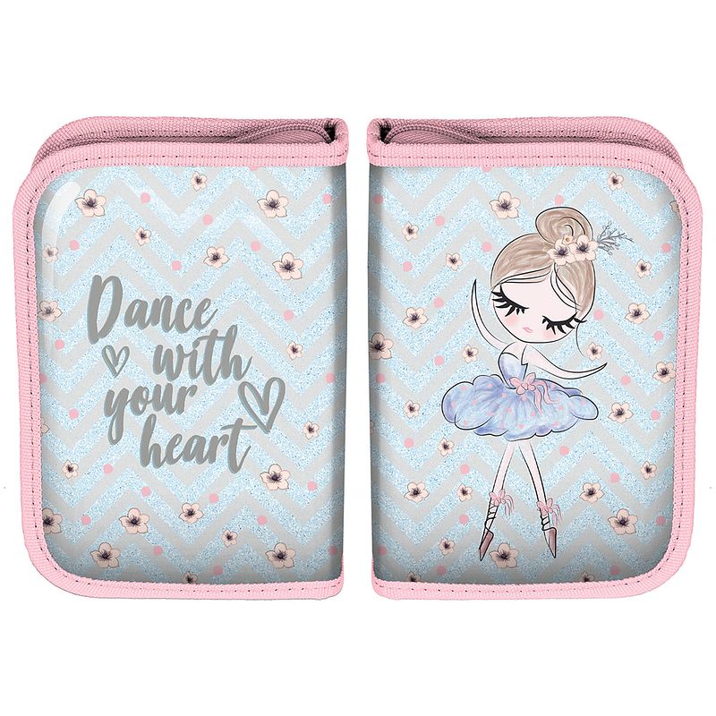 Foto van Ballerina gevuld etui - 19.5 x 13.5 cm - 22 st. - polyester