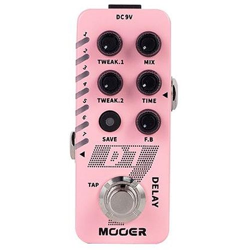 Foto van Mooer d7 delay met zes soorten digitale delay en looper