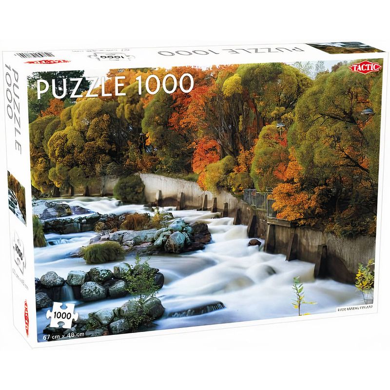 Foto van Tactic legpuzzel river vantaa finland 48 x 67 cm 1000 stukjes