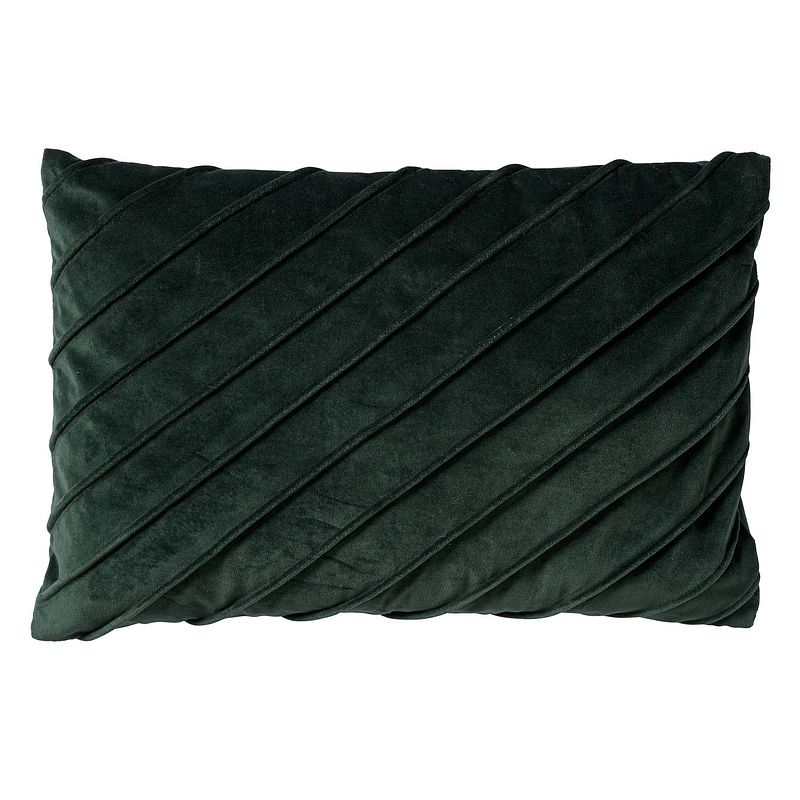 Foto van Dutch decor - paco - sierkussen velvet 40x60 cm mountain view - groen