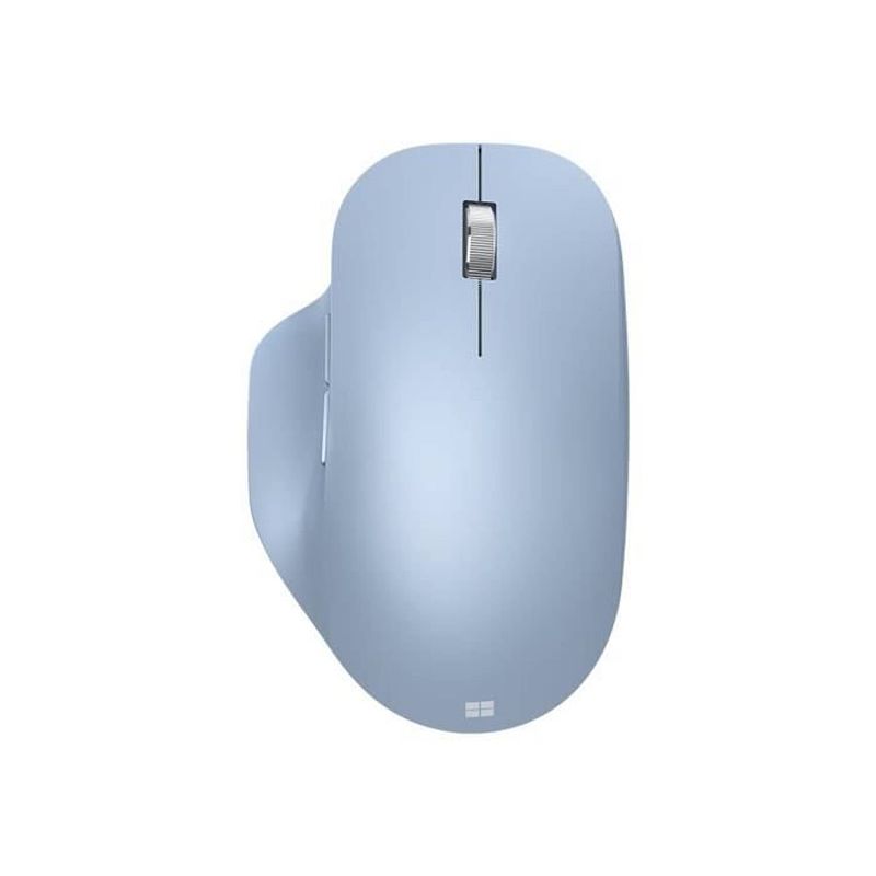 Foto van Microsoft bluetooth ergonomische muis - ergonomische bluetooth muis - pastelblauw