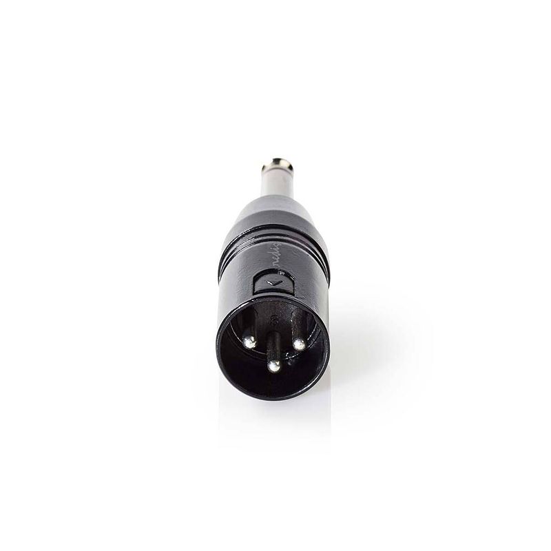 Foto van Nedis xlr-adapter - cotp15942bk - zwart