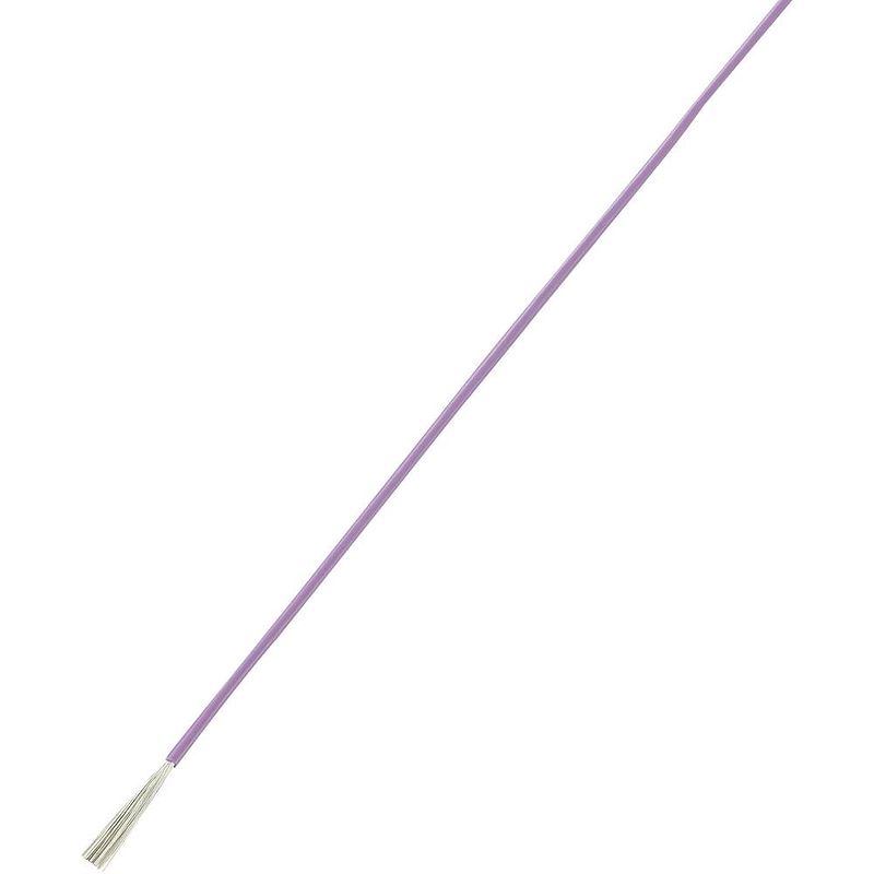 Foto van Tru components 1570908 draad liy 1 x 0.14 mm² violet 25 m