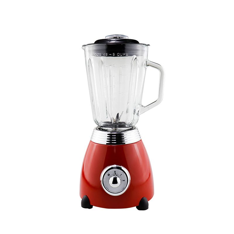 Foto van Swiss pro+ blender 1,5l rood