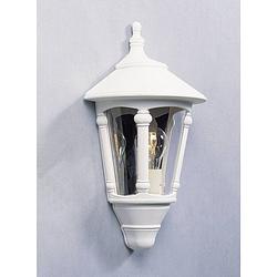 Foto van Konstsmide virgo 569-250 buitenlamp (wand) spaarlamp, led e27 60 w wit