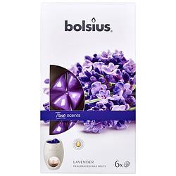 Foto van Bolsius geurwax true scents lavendel wax paars 6 stuks