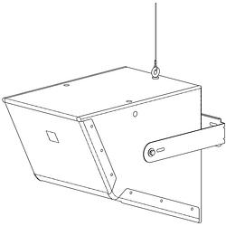 Foto van Electro-voice evc-ub3-wht muurbeugel voor evc-1122-vi wit