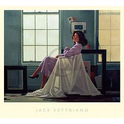 Foto van Jack vettriano - winter light and lavender kunstdruk 76x68cm