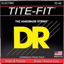 Foto van Dr strings mt-10 tite-fit medium snaren voor elektrische gitaar