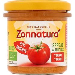 Foto van 2e halve prijs | zonnatura spread tomaat 135g aanbieding bij jumbo