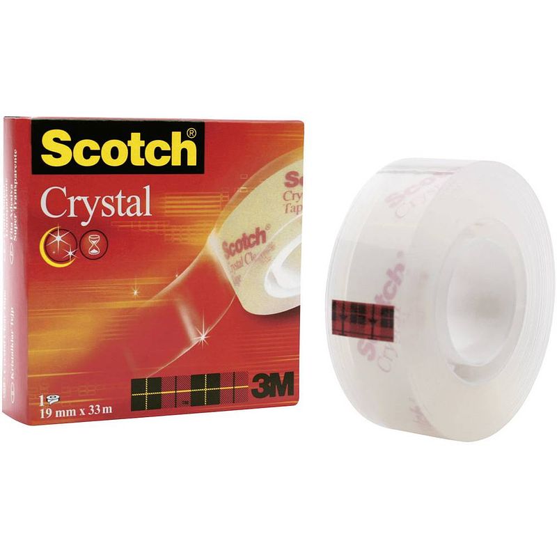 Foto van 3m ft-5100-5222-6 c6001910 plakband scotch crystal clear 600 transparant (l x b) 10 m x 19 mm 1 stuk(s)