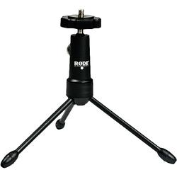 Foto van Rode tripod driepoot microfoonstandaard