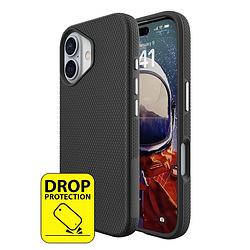 Foto van Just in case armor case voor apple iphone 16 plus telefoonhoesje zwart