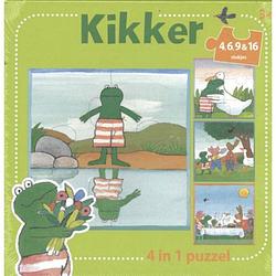 Foto van Kikker 4 in 1 puzzel - kikker