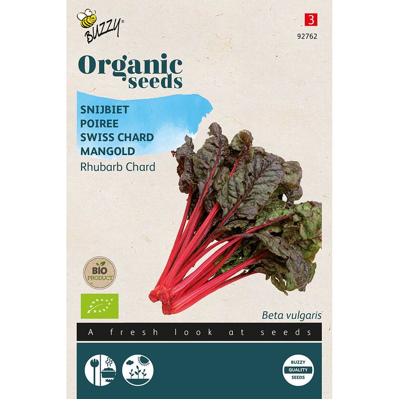 Foto van Buzzy - organic snijbiet rhubard chard (bio)