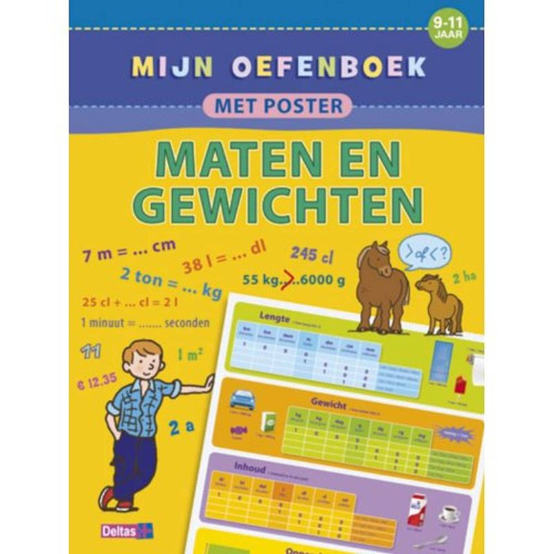 Foto van Mijn oefenboek / maten en gewichten 9-11 jaar