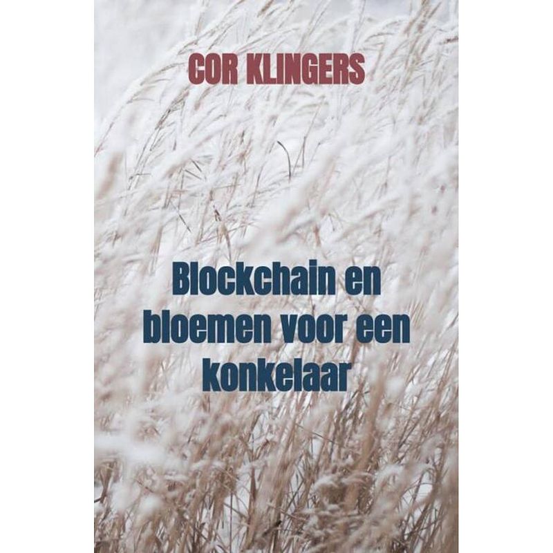 Foto van Blockchain en bloemen voor een konkelaar